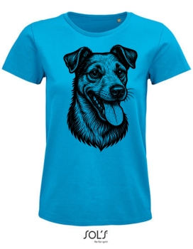 Damen T-Shirt mit Jack Russel Aufdruck